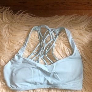 lululemon Light Blue Sports Bra